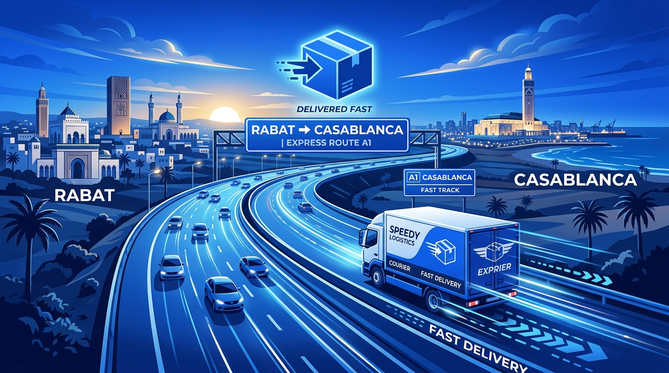 Course Express Rabat vers Casablanca