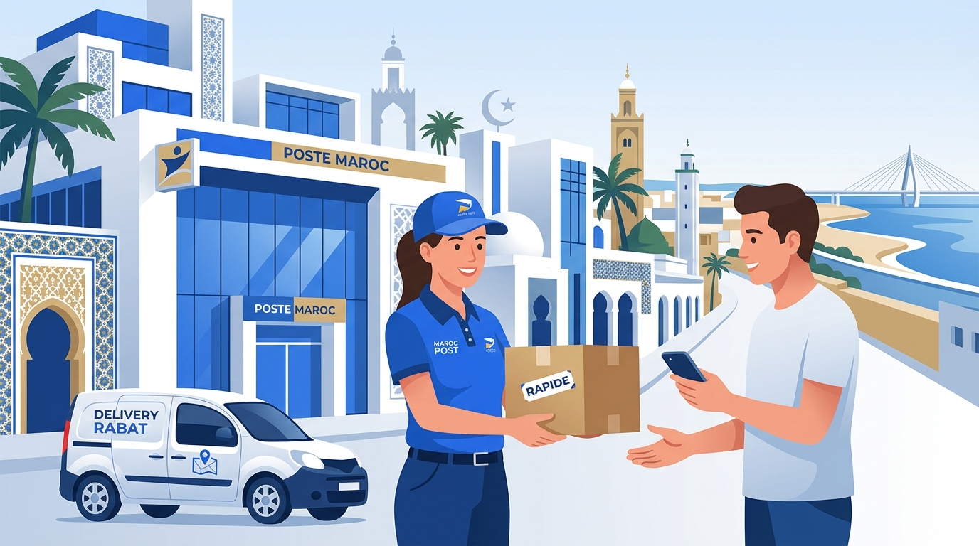 Livraison de colis à Rabat